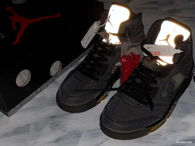 5 Black CT8480-001 Jordan Air x Off-White 1029